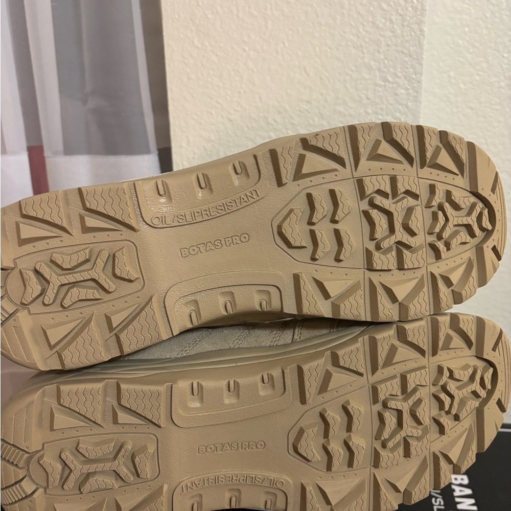 Men’s 8 inch side zipper rubber sole tactical boots - Picture 6 of 7